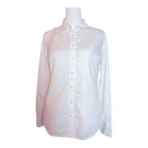 J. Crew Haberdashery Classic White Button-Up Shirt Timeless Wardrobe Essential